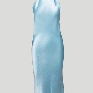 NWT Aritzia Babaton Lato Dress Midi Halter Slip XS DREAM BLUE